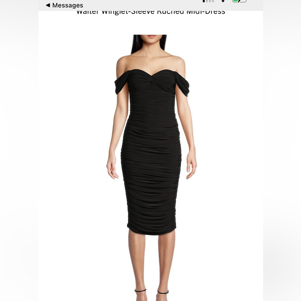 Norma Kamali Walter Dress NWT Black XL